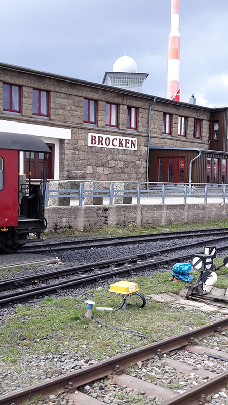 Bahnhofsgebäude der Brockenbahn